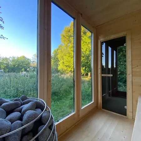 Lüks kamp alanı Glamping Im Gutspark - Park *
