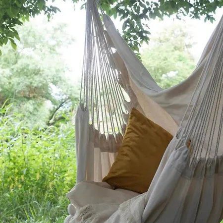 Lüks kamp alanı Glamping Im Gutspark - Park